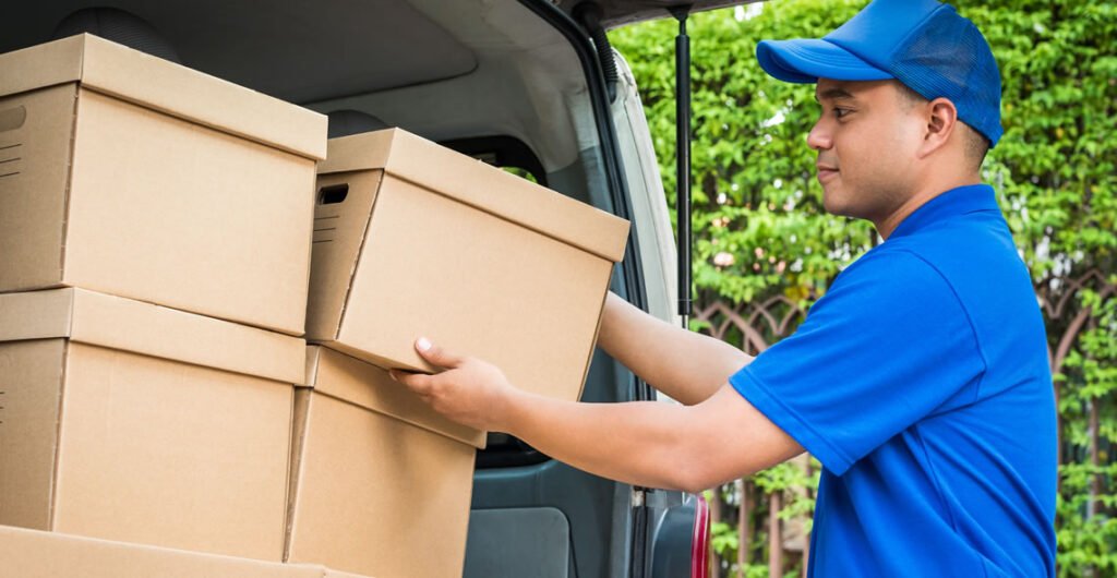 guy loading boxes